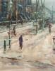 Michael Crawley (b.1938) 'Winter day, New York'