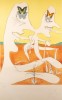 Salvador Dali (1904 -89) 'Papillon de l'anti-matiere (Serie du Cosmos) 1974