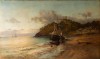 Edwin Hayes RHA RI (1820-1904) 'Criccieth Coast 1880'