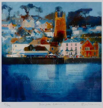Glyn Macey (b.1969) 'Quayside Evening'