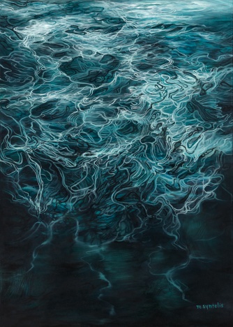 Marina Syntelis (b.1975) 'Waterdance' Special Ltd Edition Canvas Print