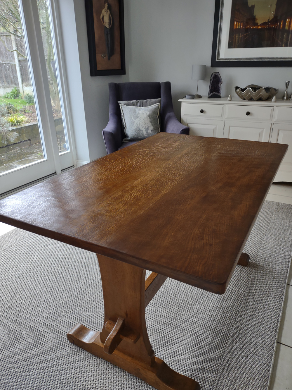 Vintage Wrenman Bob Hunter Dining Table ThePapillon.Gallery
