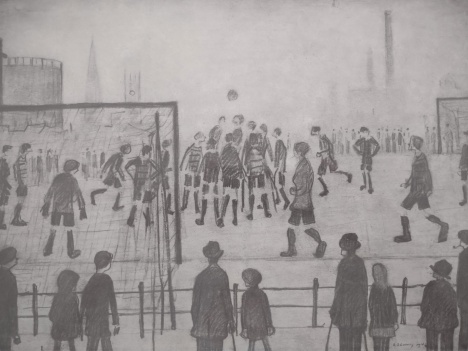 Laurence Stephen Lowry RBA RA (1887-1976) 'The Match'