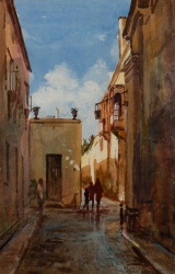 Michael Crawley (b.1938) 'Silent City Madina Malta'