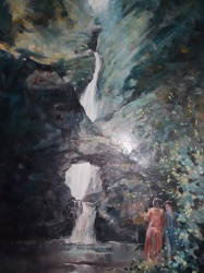Nicholas St.John Rosse RSMA (b.1945) 'The Waterfall'