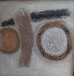 David Carr (1915-65) 'Composition in Brown'