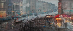 Henderson Cisz (b.1960) 'Venetian Lamplight'