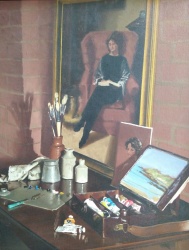 Jill Shalless (b.1960) 'The Artist's Studio'
