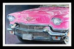 Roz Wilson (b.1960) '56 Pink Cadillac'